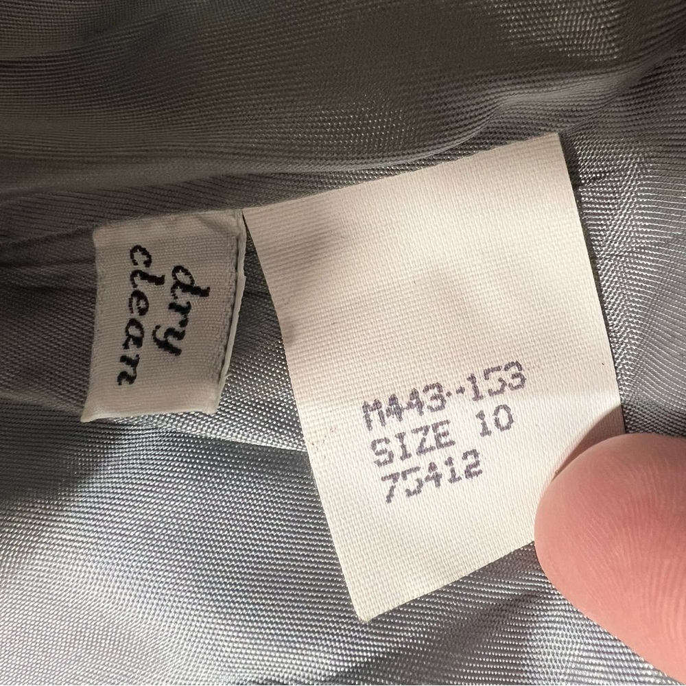 Vintage Miss Pendleton Gray Women's Wool Blazer - Picture 6 of 9